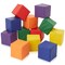 Casafield Toddler Foam Building Blocks (12-Piece Set), 5.5" x 5.5" Soft Play Colorful Kids Stacking Cubes for Daycare, Nursery, Preschool
